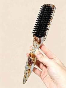 1pc Unscented Professional Hair Comb/Beard Brush, Hair Styling Tool, Edge Control Comb, Professional Smooth Back Comb With Cutting And Cleaning Functions, Smooth And Easy To Comb, Suitable For All Hair Types, Edge Control Comb, Professional Smooth Back Comb, Suitable For Creating Smooth Ponytails And Braids, Pointed Tail Styling Tool, Used For Fixing Flyaway Hair And Applying Side Beard Wax, Suitable For Bathroom Use, Scalp Massage, Back To School, Travel, Daily Use, Also An Excellent Gift For Friends And Family - Multicolor - View 10