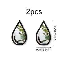 1pc/2pcs/3pcs Teardrop Shaped Mirror Wall Stickers - Self-Adhesive Double-Layer Acrylic Mirror Stickers, Suitable For Office, Bathroom And Kitchen, Easy To Apply And Remove, Artistic Design Fashion Decor, Ideal Housewarming Gift - Double-layered Mirror Teardrop - View 13