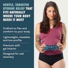 Uterine Ice And Heat Pack Reusable Hot And Cold Therapy For Period, Postpartum, And Endometriosis Relief - Soft, Flexible Gel Pack - As Pic - View 2