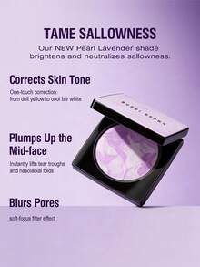 Bobbi Brown Boran Translucent Soft Focus Loose Powder, Warna Pearl Lavender - Berat Bersih 0,35oz/10g - Lavender Mutiara - View 3