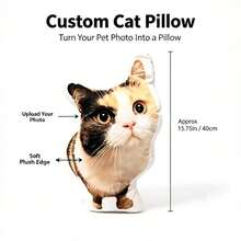 1 DIY Customized Personalized Photo Pillow Cushion Sofa Bedroom Home Decoration Holiday Couple Parent-Child Pet Commemoration Father's Day Mother's Day Halloween Valentine's Day Thanksgiving Easter April Fool's Day Children's Toy Gift, Birthday Gift - Upload Pictures to Customize Pillows - View 9