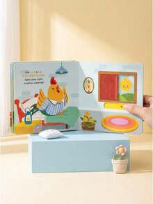 Libro interactivo sonoro actividades animales para niños 3-6 años juguete educativo estimulación sensorial - Hoja - Ver 5