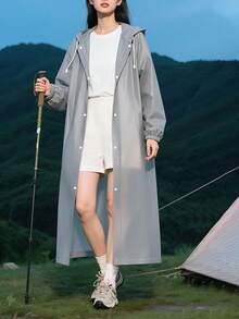 Raincoat Set (Raincoat + Shoe Covers) Non-Disposable Foldable Raincoat, Simple And Convenient To Carry, Essential For Hiking, Travel, Business Trips, Multiple Colors Available - Multicolor - View 11