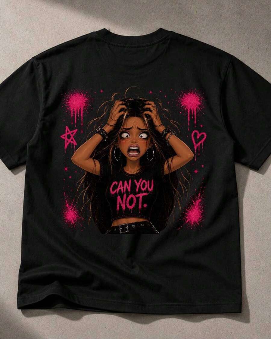 Women T-Shirts - 黑色 - 查看 1