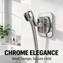 Giá treo vòi sen không khoan | Đế xoay 360° điều chỉnh được | Giá treo tường cho vòi xịt cầm tay | Phụ kiện phòng tắm đa năng - Nhiều màu - Xem 8