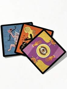 1 Box Of Werewolf Card Game, 24 Cards, With Rulebook; Social Deduction Strategy, Fast-Paced Family And Friends Party Game - Multicolor - View 9