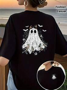 Women T-Shirts - 黑色 - 查看 7