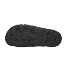 Adidas Three-Leaf Clover Men's And Women's Summer New Comfortable Sports Casual Three-Stripe Slide Sandals Beach Slippers - Black and White - View 9