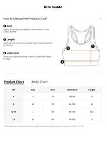 Women's Solid Color Removable Padded Halter Tie Back Sports Bra Spring - Black - View 6
