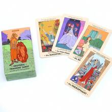 3PCS New 78-Card Tarot Deck Oracle Cards Tabletop Game Cards English Version, Balance Energy Divination Cards For Spiritual Growth, Water & Fire Theme Divination Tool, Helping You Achieve Harmony, Intuitive Insight And Dual Guidance, Exclusive Gift For Practitioners And Spiritual Explorers, Gift For Soul Healing And Vision Manifestation - Multicolor - View 1