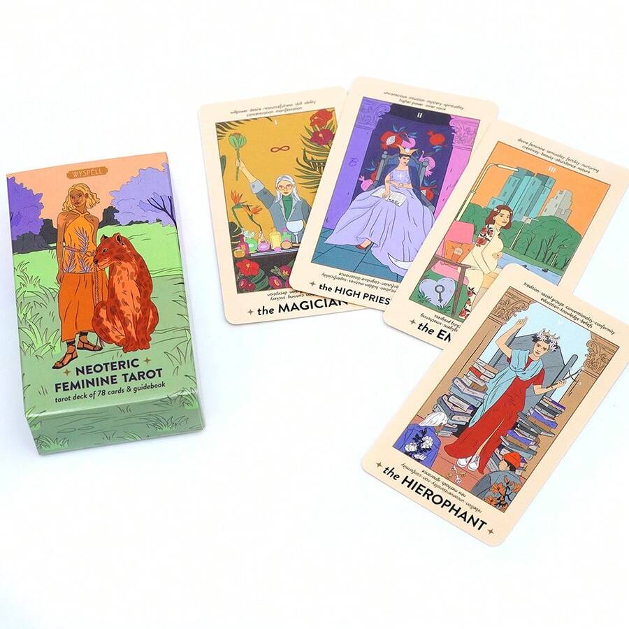3PCS New 78-Card Tarot Deck Oracle Cards Tabletop Game Cards English Version, Balance Energy Divination Cards For Spiritual Growth, Water & Fire Theme Divination Tool, Helping You Achieve Harmony, Intuitive Insight And Dual Guidance, Exclusive Gift For Practitioners And Spiritual Explorers, Gift For Soul Healing And Vision Manifestation - Multicolor - View 1