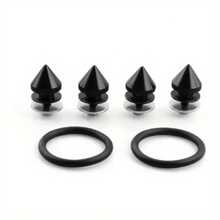 Universal Car Auto Spike Front Bumper Hatch Lids Quick Release Fasteners Nuts Bolt Alloy Aluminum For Most Car Truck - Black - View 5