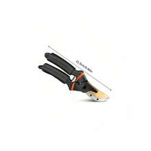 Tesoura de Poda Profissional Lâmina Dourada Anti-ferrugem com Cabo Macio Antiderrapante - GARDEN-PRUNER-GOLD-BLACK - Visão 3