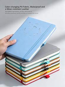 1本 A5 有線筆記本 硬殼附書籤緞帶 - 軟封面商務日記本，學校用品，文具，開學必備，學習筆記本，書寫，大學有線筆記本，用於記錄，日誌筆記本 5.7"*8.4" 學校用品 - A - 查看 1