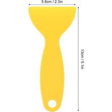 3D Printer Flexible Spatula, DLP Resin Cleaning Tool, Reusable Plastic Scraper With Rounded Head, For Printers With Hanging Hole - Multicolor - View 2