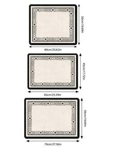 廚房碗盤瀝水墊 桌墊 吸水檯面墊 3.6mm厚 - 半花 - 查看 9