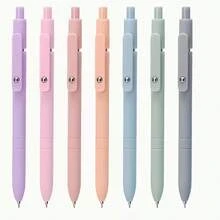 Set Pulpen Gel Warna Morandi Kelas Atas Isi 12 (2 Pulpen Warna Acak + 10 Isi Pulpen) Tinta Hitam 0,5mm, Tulisan Halus, Seri Kelas Atas, Dapat Ditarik dan Cepat Kering, Cocok untuk Mencatat, Pekerjaan Kantor, dan Perlengkapan Siswa Selama Musim Sekolah - Beraneka warna - View 7