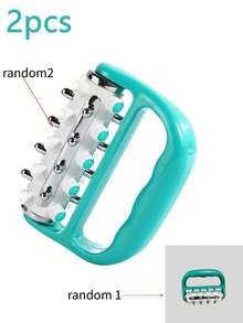 Portable Handheld Roller Body Massager For Neck, Shoulder, Back, Waist, Thigh And Leg Muscle Soreness Relief, Fat Breakdown Circulation Roller, Fascia Relaxation, Women's Massager For Cellulite And Lymphatic Detox - Multicolor - View 11