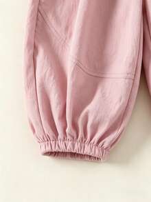 Young Girl 2026 New Anti-Mosquito Long Pants Casual Loose Sun Protection Cuffed Pants Lightweight Breathable Summer Essential - Pink - View 4