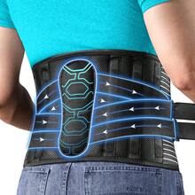 1 Waist Support Belt, Unisex, Breathable Back Support, With A Triangular Waist Pad For Both Men And Women - XXL - View 1