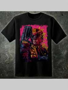 Men T-Shirts - 黑色 - 查看 1