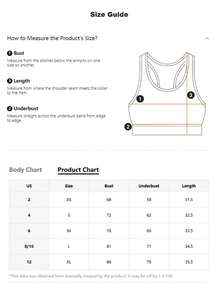 Women's Solid Color Fashionable Removable Padded Crew Neck Backless Drawstring Tie Sports Knit Bra - Black - View 7