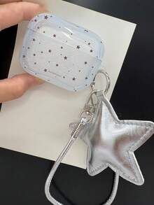 1 buah Casing Pelindung Layar Penuh Bermotif Bintang Kompatibel dengan Apple 3/4, 1/2, Pro/Pro2, Generasi ke-5, Pelindung Earphone Tahan Jatuh dan Tahan Lama untuk Pro3 - MultiWarna - View 1