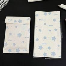 50pcs 4.3x7.9 Inch Holiday Gift Wrapping Paper Bags, Including Premium Gift Wrapping Paper Bags, Decorative Accessory Gift Bags, Blue And Pink Star Pattern Wrapping Paper, Thickened Gift Wrapping Bags, Creative DIY Decorative Gift Paper Bags, Suitable For Holidays, Weddings, Birthdays, Parties, Gift Wrapping Bags And Gift Wrapping Bags - Packaging Bags - View 8