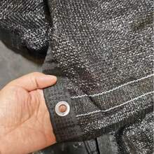 Grommet Garden Shade Cloth, 80%-90% UV Protection Shade Net, Heavy Duty Sunscreen Mesh, Suitable For Plants, Greenhouse, Patio, Gazebo, Outdoor Garden - Black - View 10