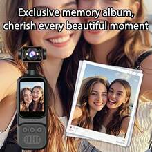 4K High-Definition Wifi Sports Camera, Handheld Video Shooting Camera, Equipped With A 270-Degree Rotating Lens, 2-Inch Display, 64Gb Sd Card, Loop Recording Function, 7-Hour Battery Life, Built-In Sound Microphone, Suitable For Outdoor Sports - View 6