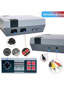 Consola de videojuegos retro con un sistema de minijuegos clásico y 620 juegos integrados; un regalo perfecto para la vuelta al cole, tanto para adultos como para niños. - Ver 3