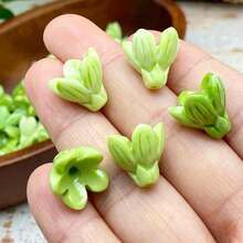 10 Pcs Hawaiian Pakalana Beads,15x12mm Pikake Beads,Resin Flower Pakalana Beads, Suitable For DIY Jewelry, Car Hangers, Bag Hangers And Garland Making - 10pcs-pakalana Beads - View 12