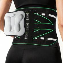 8X Powerful Lumbar Support Back Brace With Removable 3D Pad - Breathable Adjustable Strap, Ergonomic Design For Men & Women - Multicolor - View 23