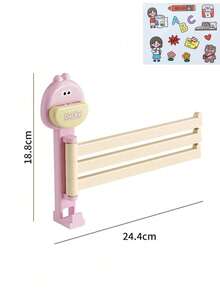 1pc Suction Wall Mounted Kitchen Cloth Storage Rack, 3 Tier Rotatable Drainage Towel Holder, Multi Purpose Household Organizer Rack With Hollow Drainage Design, Space Saving Plastic Accessory For Kitchen Bathroom Daily Storage - Multiple Colors and Styles - View 9