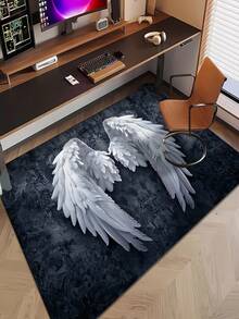 Velvet Vibrant Guitar Bass Music Theme Area Rug - Soft, Machine Washable Polyester Rug, Suitable For Living Room, Bedroom, Office And Kitchen Decor, Music Room Decor | Artist Floor Covering | Polyester Rug, Music Room Decor - Multicolor - View 3