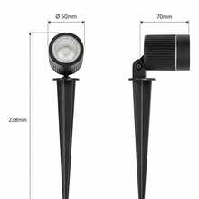 Kit 10 Espetos Focco Led 7w 3000k 450lm Bivolt Branco Quente - Multicolorido - Visão 5