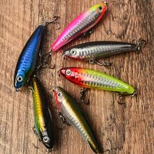 6pcs Sinking Pencil Lure Set, Laser Reflective Bionic Hard Bait, Long Cast Vibrating Sinking Freshwater Saltwater Bass & Perch Artificial Lure Combo - Multicolor - View 4