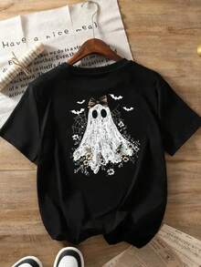 Women T-Shirts - 黑色 - 查看 3