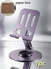 1/2pcs Aluminum Alloy Phone/Tablet Stand, Waterproof Design, 360° Rotation, Adjustable & Foldable, Suitable For Desk & Bedside, Non-Slip Base - Perfect Gift For All Seasons. Gold Mobile Phone Stand, Desktop Phone Holder, Rotatable & Foldable, Suitable For Live Streaming & Video Watching, Compact & Portable Metal Folding Phone Stand, 360° Adjustable, Desktop Live Streaming Holder, Applicable For Office & Vacation Scenarios - One Size - View 10