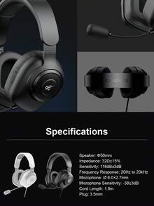 Headset Gaming Surround Sound HAVIT H2230D, Desain Elegan, Ringan dan Nyaman - Hitam - View 7