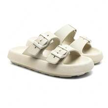 Sandalia Chinelo Birken Conforto Masculino  Verão Praia Tendencia - Off white - Visão 6