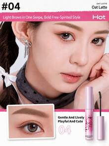 ROCK SWEET Velvet Eyebrow Gel - Waterproof, Long-Lasting, Quick-Drying, Smudge-Proof, Creates Natural Fluffy Brow Look (Perfect Gift) - Dark Brown - View 2
