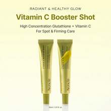 Vitamin C Booster Shot Serum With Glutathione, Niacinamide And Vitamin E For Dark Spot Care, Fine Lines & Wrinkles, Glass Skin, Korean Skincare 30ml/1.01 Fl.Oz - 三件 - 查看 2