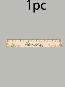 Customized Wooden Ruler With Name, Personalized Cartoon Ruler, Customized School Ruler, Customizable Measuring Ruler, Birthday, Teacher, Back To School Gift - Style C - View 9