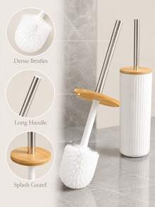 Long Handle Toilet Brush - Essential For Deep Cleaning Standard Toilets And Squat Toilets! - Toilet Brush - View 4