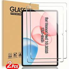 2 قطعة واقي شاشة زجاج مقسى 9H متوافق مع هواوي MatePad Mini و MatePad 11.5 و MatePad 12 X و MatePad 11.5S 2025، مضاد للخدش فائق الوضوح عالي الدقة سهل التركيب متوافق مع تصاميم أغطية حماية متعددة مضاد للخدش مضاد للسقوط - شفاف - مشاهدة 7