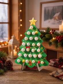 1pc Christmas Tree Lollipop Display Stand, Christmas Tree Shaped Lollipop Display Board, Christmas Candy Display Rack, Christmas Decoration, Christmas Party Decoration, Wedding Birthday Decoration, Lollipop Holder, Gender Reveal Party Supplies, Christmas Home Decor, Christmas Table Centerpiece, Christmas Gift, Home Kitchen Dining Table Decoration, Holiday Party Small Gift, Xmas Decor - Christmas Tree - View 9