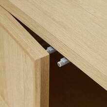 Natural Oak Sideboard - 160x40x80 Cm - Oak - View 10
