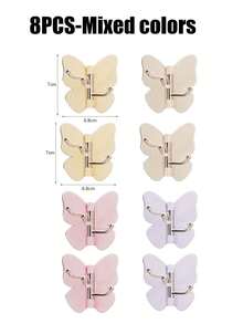 Multi-Functional Heavy Duty Rotating Butterfly Hooks-Drill-Free Adhesive Swivel Hooks With Adjustable Wings And Trident Hooks,Suitable For Indoor AndOutdoor Corners,Bathroomsand Kitchens-No Installation Required,Hangs Towels And Kitchen Utensils - Multicolor - View 15