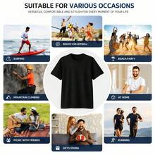 Casiopea Vintage Japanese Jazz Band Poster Graphic T‑Shirt Oversized Retro Funk Pure Cotton Unisex Band Fan Merch Short Sleeve Tee 2026 - 黑色 - 查看 5